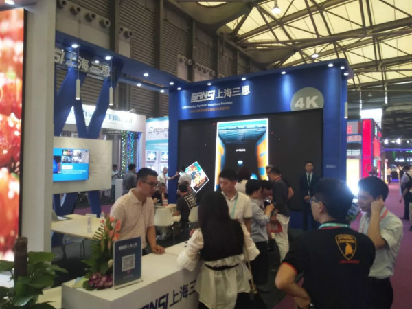 上海三思攜多款小間距屏亮相第十四屆上海LED展