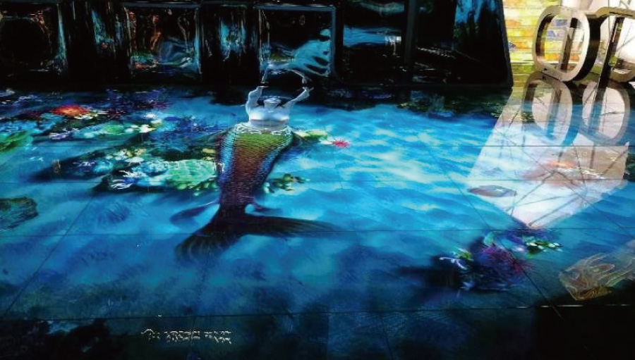 地磚屏,落地商業(yè)廣場,提升客流互動率