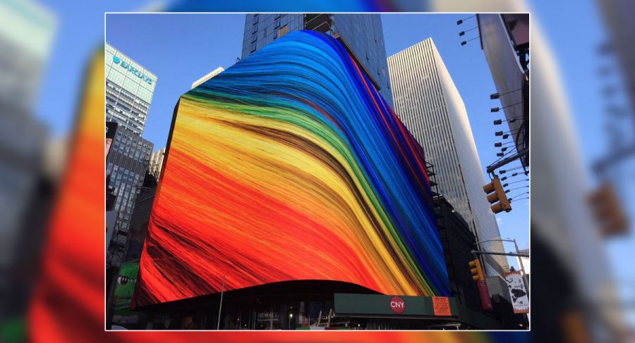 三思戶外LED顯示屏案例——紐約時代廣場 三思戶外LED顯示屏案例——紐約時代廣場