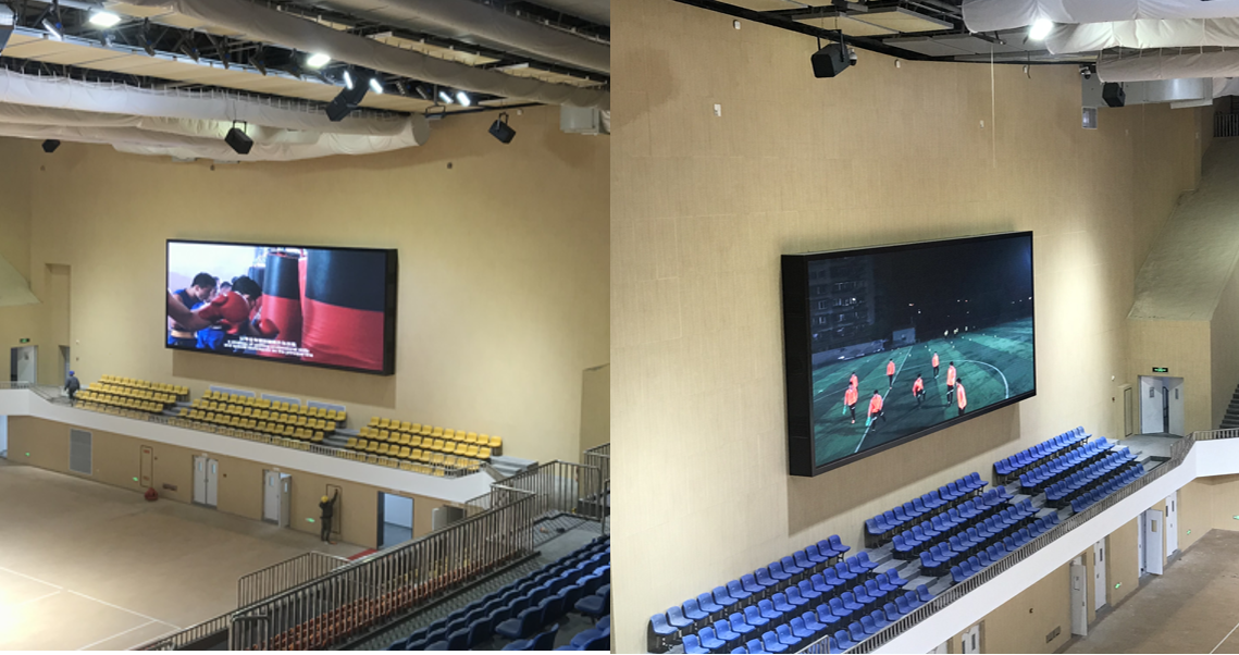 體育場LED顯示屏,體育館顯示屏,LED室內屏,成都大運會場館,成都體育學院