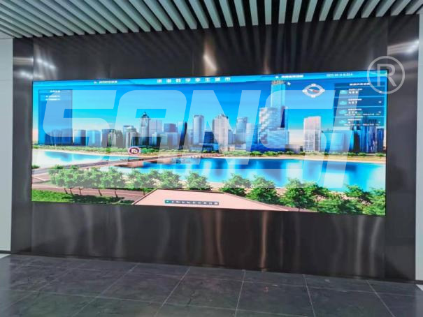 三思LED顯示屏應(yīng)用于天津某中心數(shù)字孿生項(xiàng)目