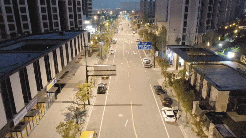 上海臨港,WLA科學社區,道路照明,LED路燈,上海三思